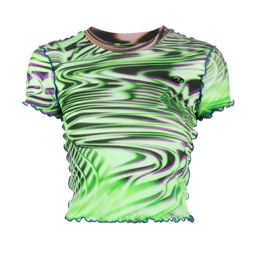 T-Skinzyl digital optical-print T-Shirt